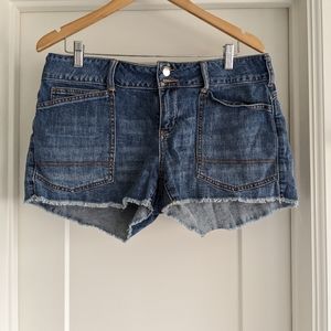 Anthropologie Pilcro the wanderer cut off denim shorts 29